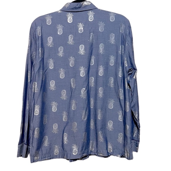 Victoria’s Secret Emily Fields PLL Mayfair Pineapple Pajama Top Shirt Only Small - Picture 6 of 15